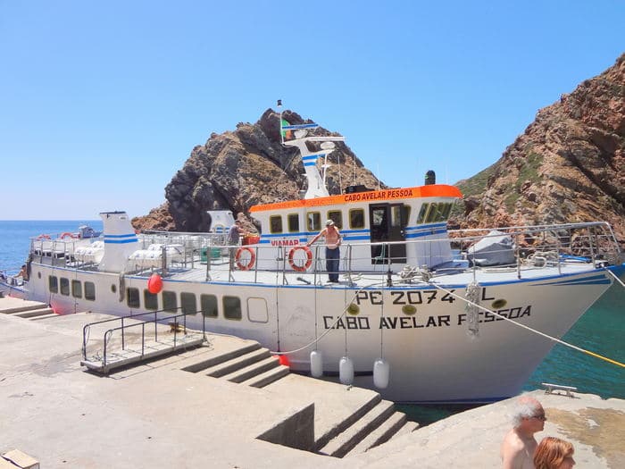 Berlengas Islands Portugal Boat in Berlengas